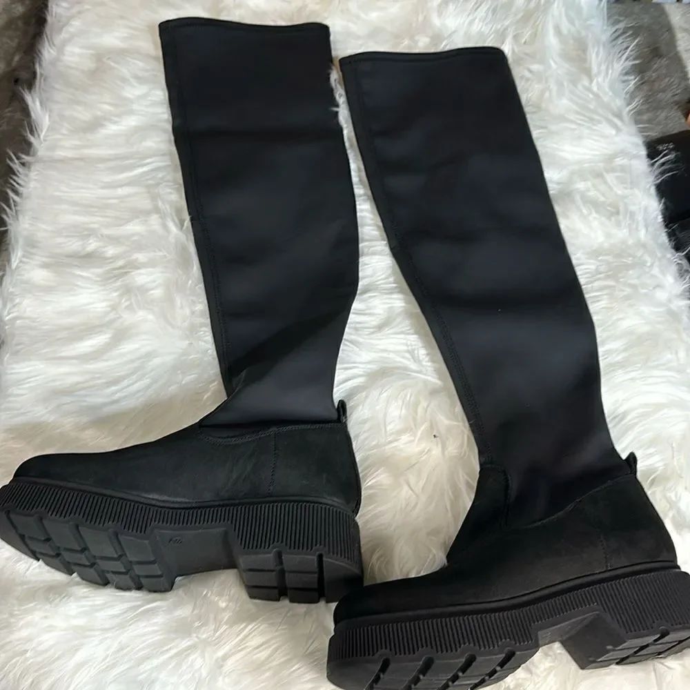 New and unworn tall boots